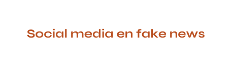 Social media en fake news
